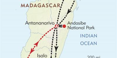 Antananarivo Madagascar map